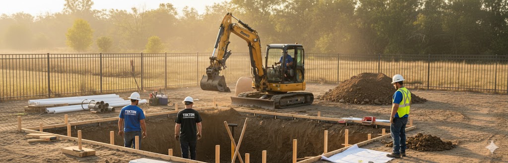 Custom home construction in progress in the RGV