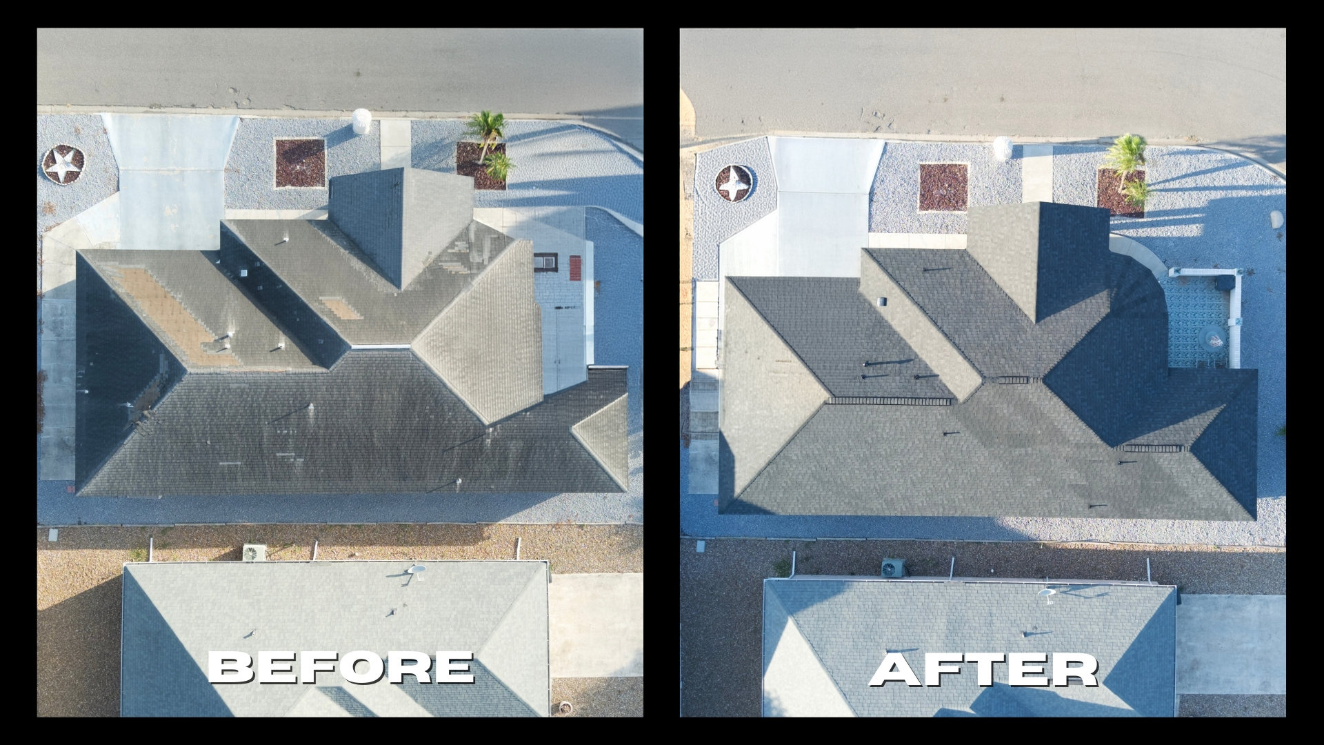 Recent roofing project in Edinburg