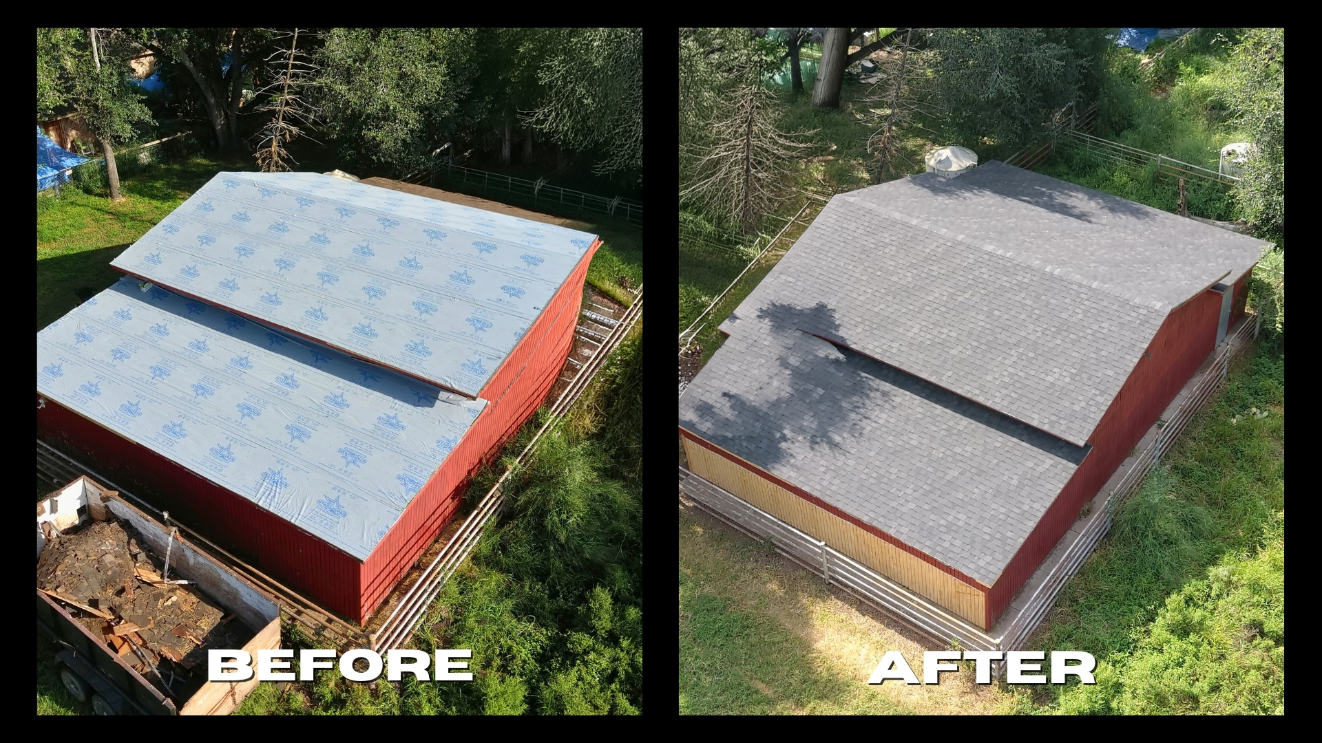 Recent roofing project in Edinburg