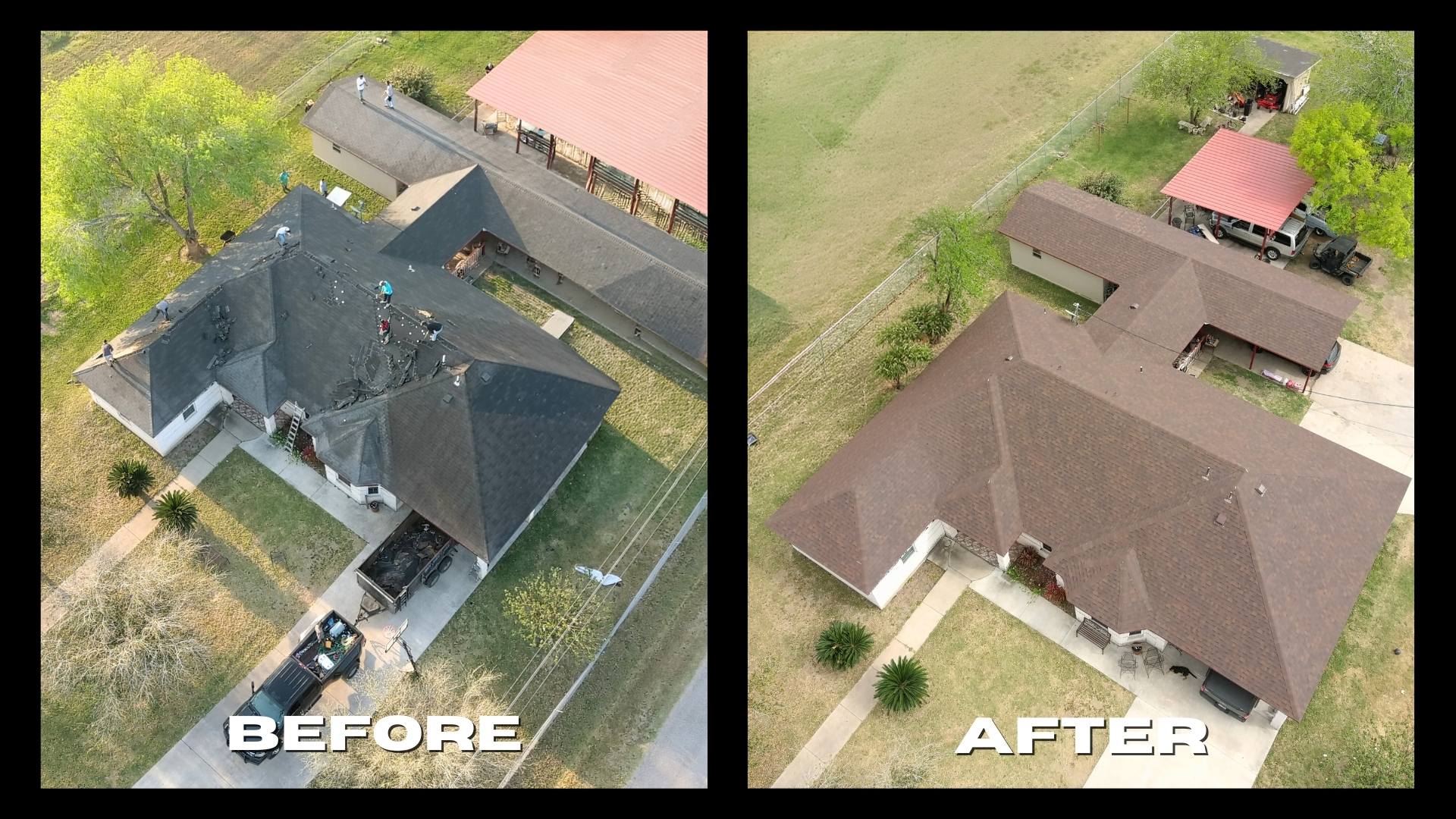 Recent roofing project in Harlingen