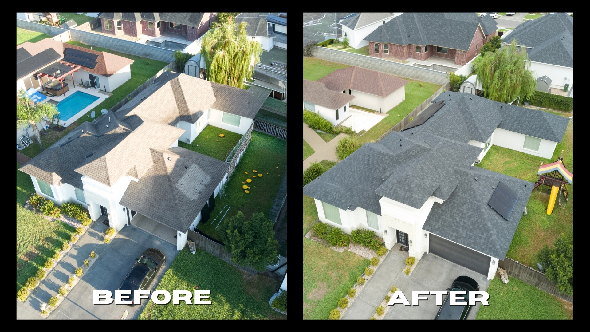 Recent roofing project in Harlingen